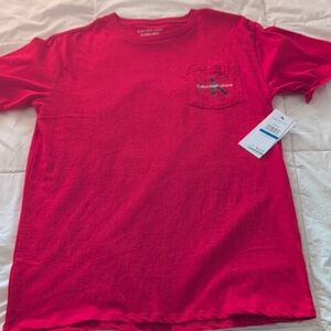 Calvin Klein Red Kids Short Sleeve Tee